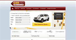 Desktop Screenshot of carclearance.com